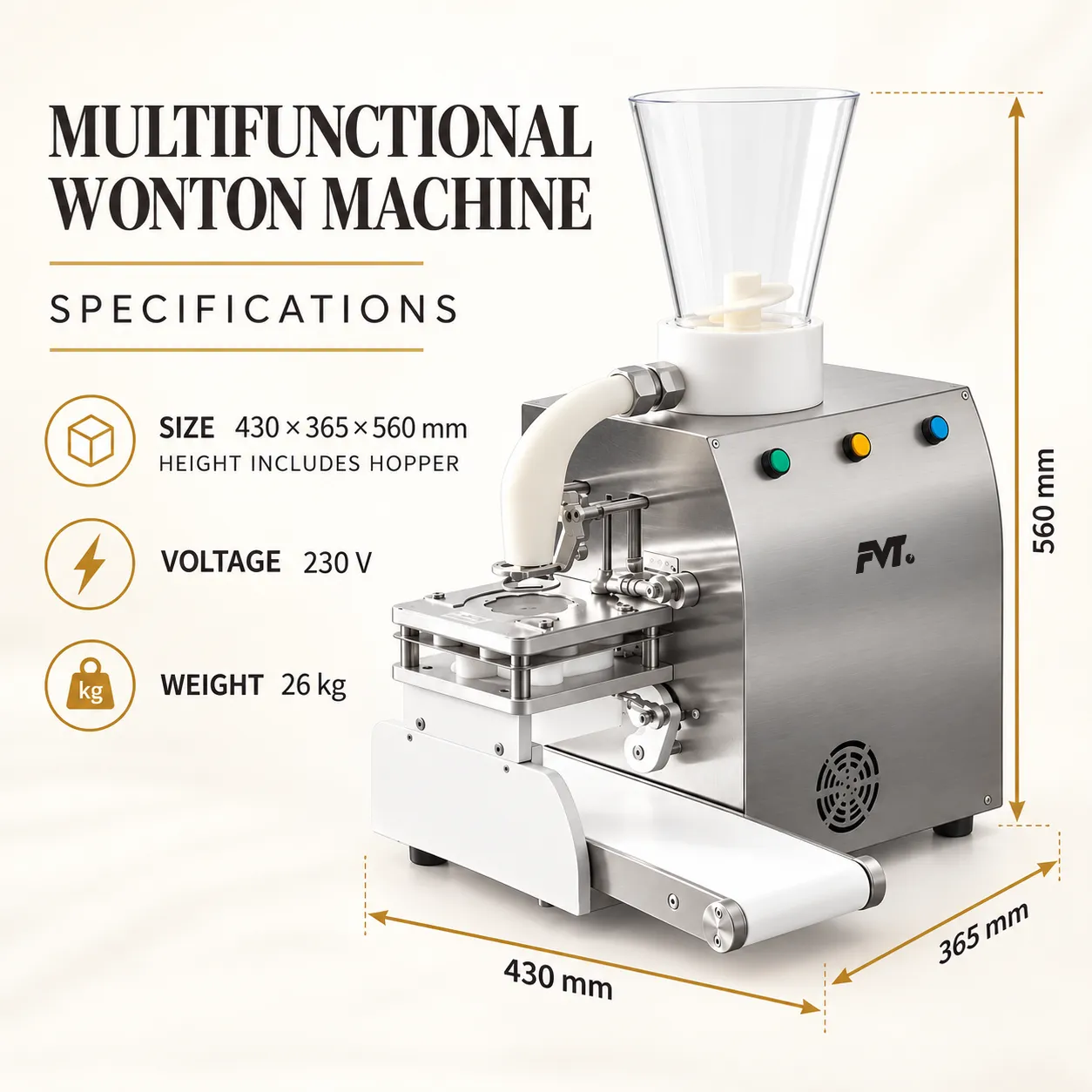 Kommerzielle Multifunktion maschine Wonton -  - Food Mach Tech
