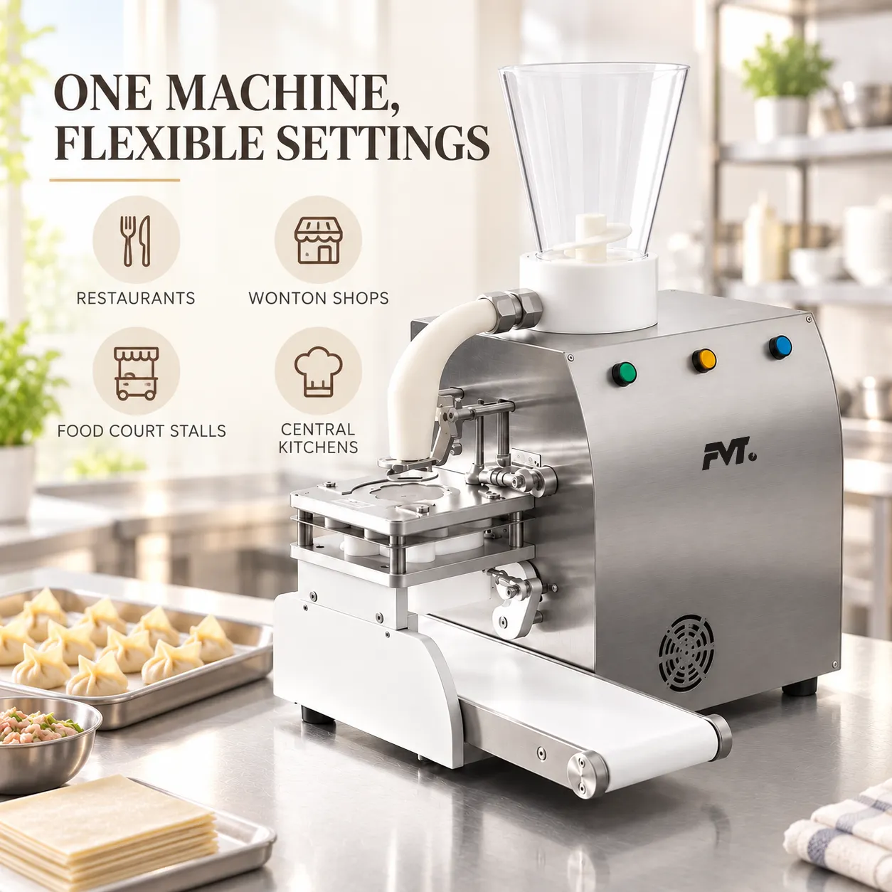 Kommerzielle Multifunktion maschine Wonton -  - Food Mach Tech