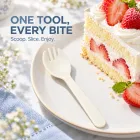 Lebensmittel qualität PS Plastik-Dessert gabeln (100 PCS) -  - Food Mach Tech