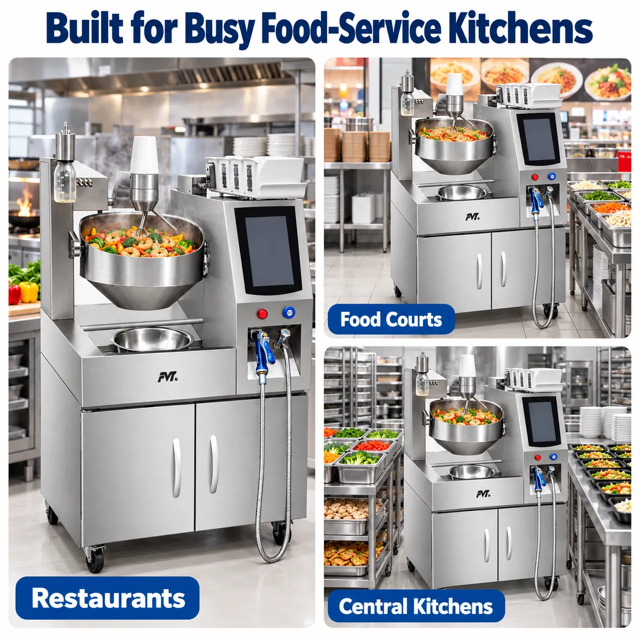 Automatische kommerzielle Rühr maschine -  - Food Mach Tech