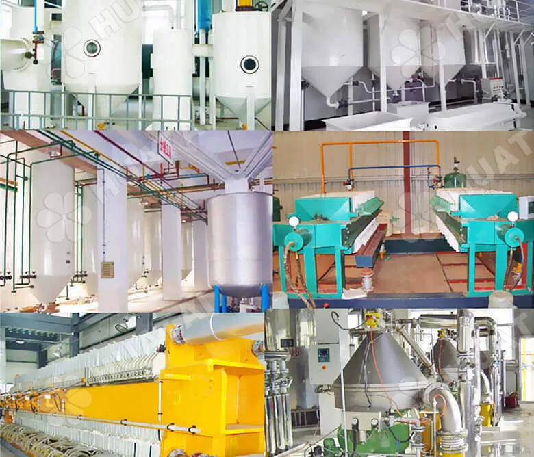  Palm Fruit Oil Production Line with Palm Oil Press Machine and Oil Refinery Machine - Hydraulic Oil Press - foodmachtech