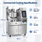 Automatische kommerzielle Rühr maschine -  - Food Mach Tech