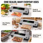 쌀 벽돌, 고기, 야채, 식사 준비 식품 저장을위한 자동 식품 실러 -  - Food Mach Tech