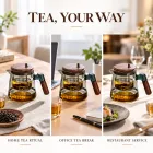 이동식 필터가있는 600ml 차 냄비 -  - Food Mach Tech