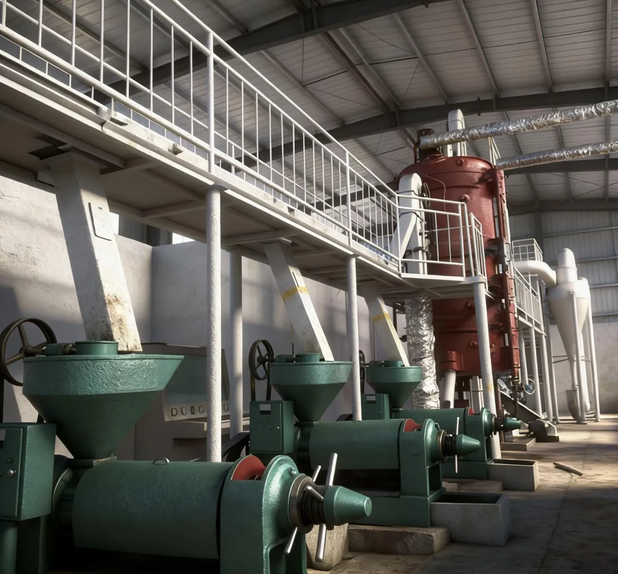 Ligne de comestible économie d'énergie automatique de soutien d'acier inoxydable d'équipement plus de 5 ans de garantie - Presse à huile hydraulique - foodmachtech