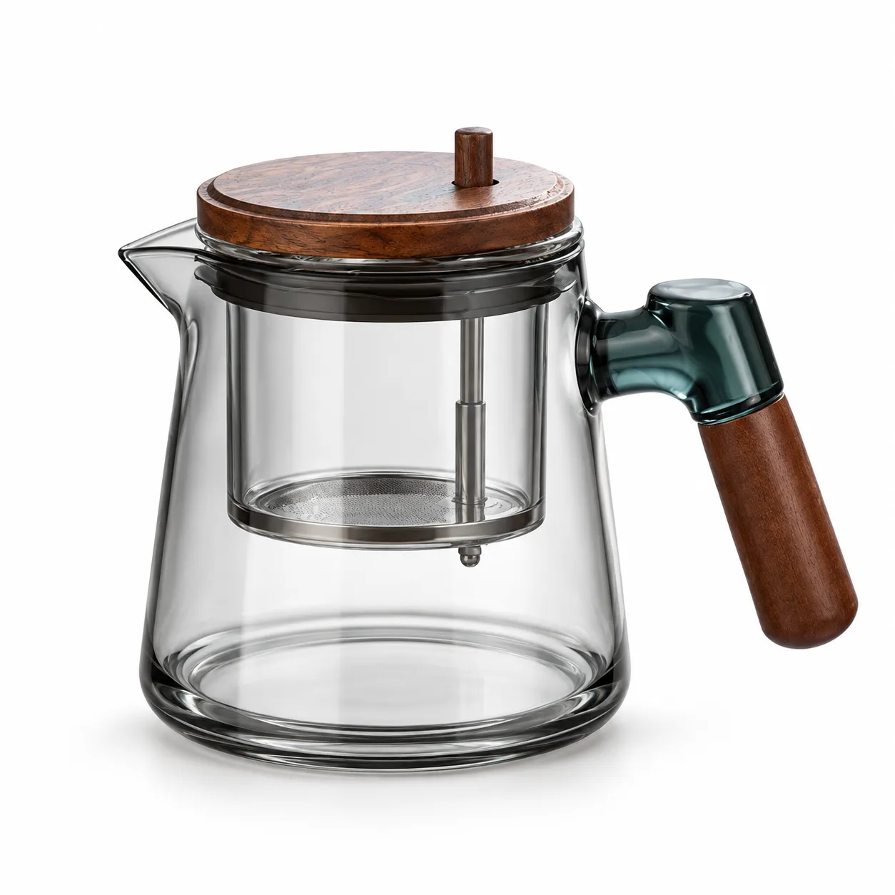 이동식 필터가있는 600ml 차 냄비 -  - Food Mach Tech