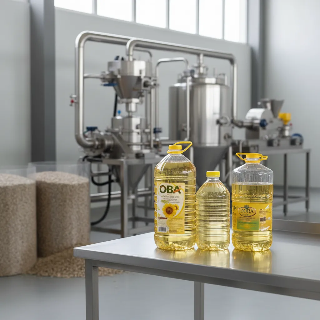  Palm Fruit Oil Production Line with Palm Oil Press Machine and Oil Refinery Machine - Hydraulic Oil Press - foodmachtech