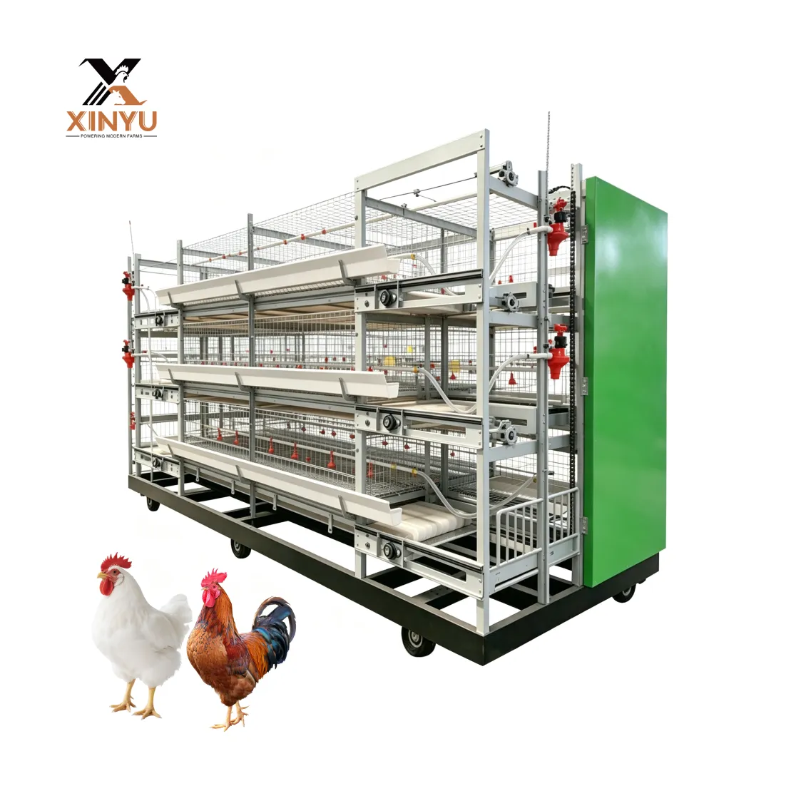 Gabbia per polli, - Sistema di allevamento di pollame - foodmachtech