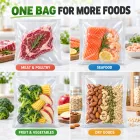 양각 진공 실러 가방, 진공 밀봉 기계를 위한 식품 등급 저장 가방 -  - Food Mach Tech