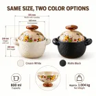 손으로 그린 2-in-1 스톡 팟 & 캐서롤 -  - Food Mach Tech