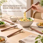 자연적인 단단한 나무 젓가락 -  - Food Mach Tech