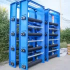 Sistema di allevamento in acciaio zincato a gabbia automatica a strati tipo H su larga scala - Sistema agricolo a strati - foodmachtech