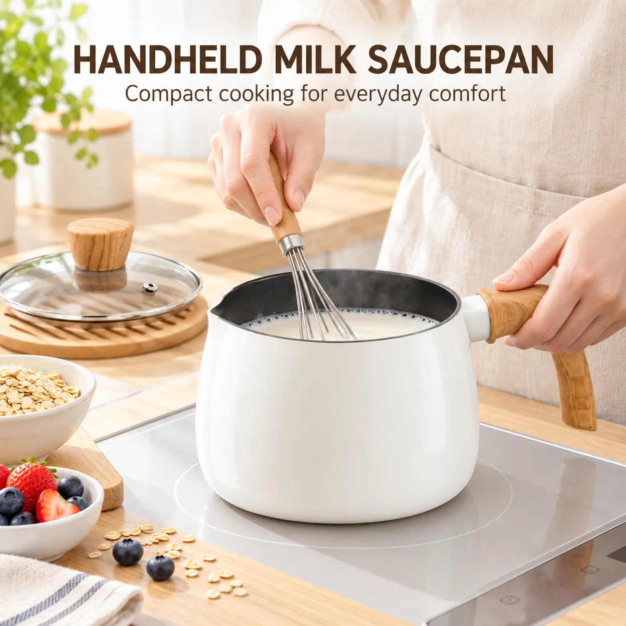 미니 휴대용 우유 팬 -  - Food Mach Tech
