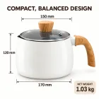 미니 휴대용 우유 팬 -  - Food Mach Tech