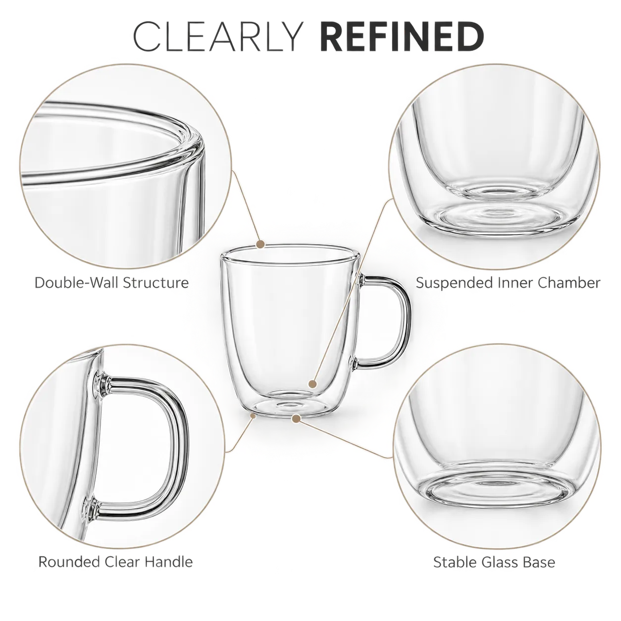Doppelwandige Tasse -  - Food Mach Tech