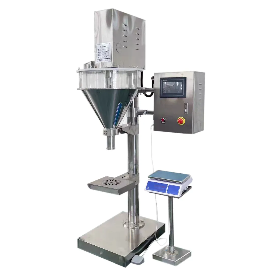Semi Automatic Auger Filling Machine for Chemical Powder 5g-5kg Milk Powder Packaging Vial Bottle Can Filling Machine - Filling Machine - foodmachtech