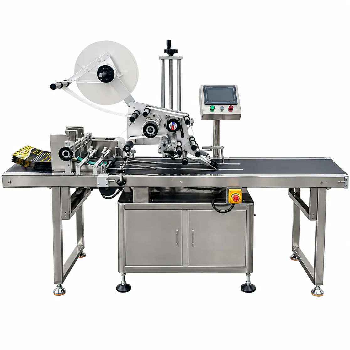 High-Precision Fully Automatic Labeling Machine for Round Bottle Square Bottle Cartons Labeler - Labeling Machine - foodmachtech