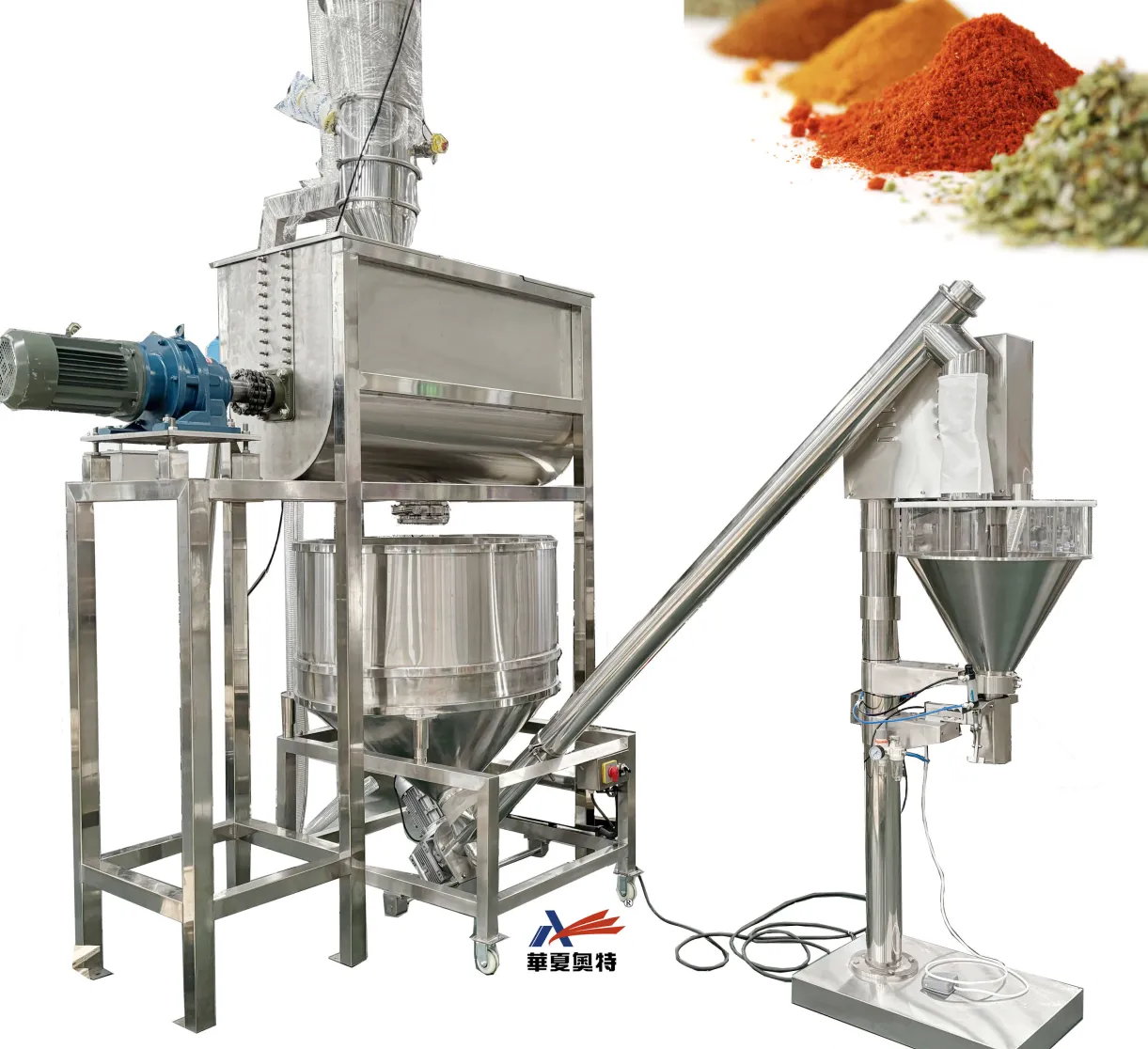 Semi Automatic Auger Filling Machine for Chemical Powder 5g-5kg Milk Powder Packaging Vial Bottle Can Filling Machine - Filling Machine - foodmachtech