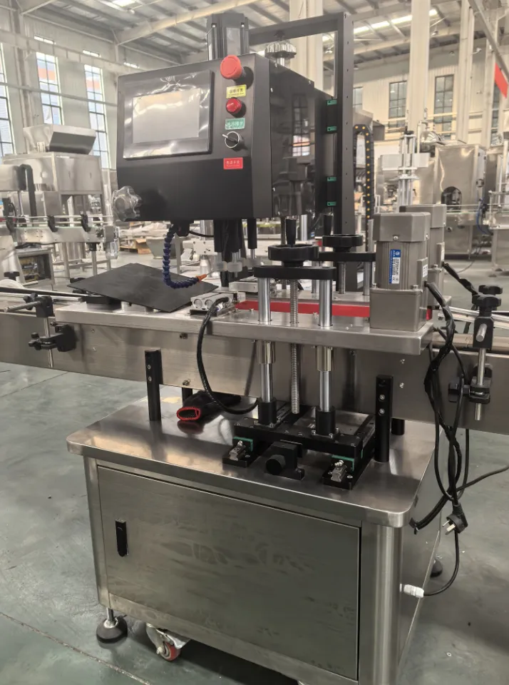 Automatic Four-wheel Twist Off Capping Machine - Capping Machine - foodmachtech