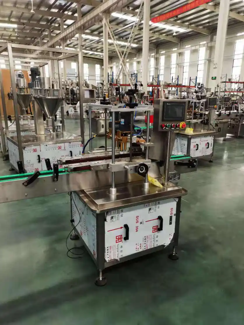 Automatic Four-wheel Twist Off Capping Machine - Capping Machine - foodmachtech