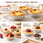 일회용 알루미늄 호일 계란 타르트 금형 (20 PCS) -  - Food Mach Tech
