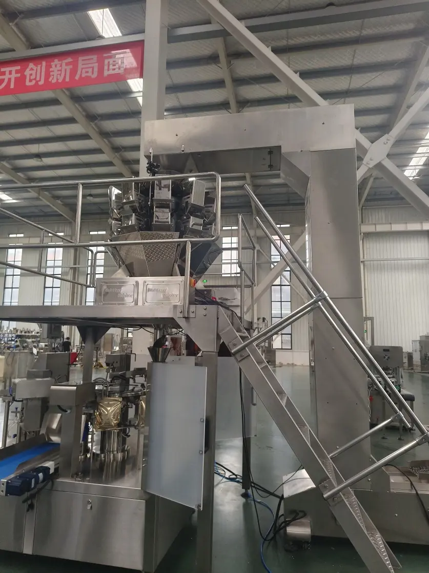Granule Weighing and Packing Machine 5-1500g for Soybean and Nut Granule Packaging - Packaging Machine - foodmachtech