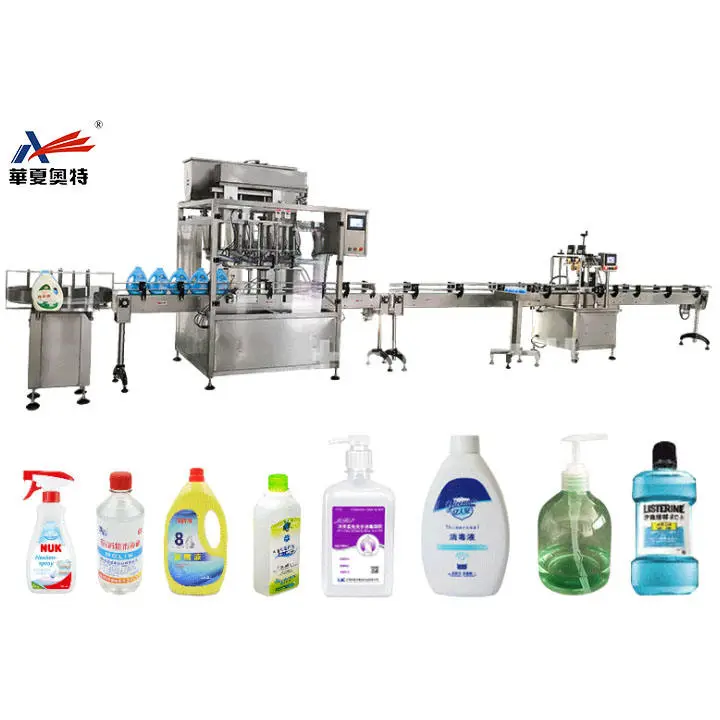 Automatic Sauce Filling Machine Food Packaging Line for Plastic Glass Bottle Jar Filling Capping Labeling Machines Line - Filling Machine - foodmachtech