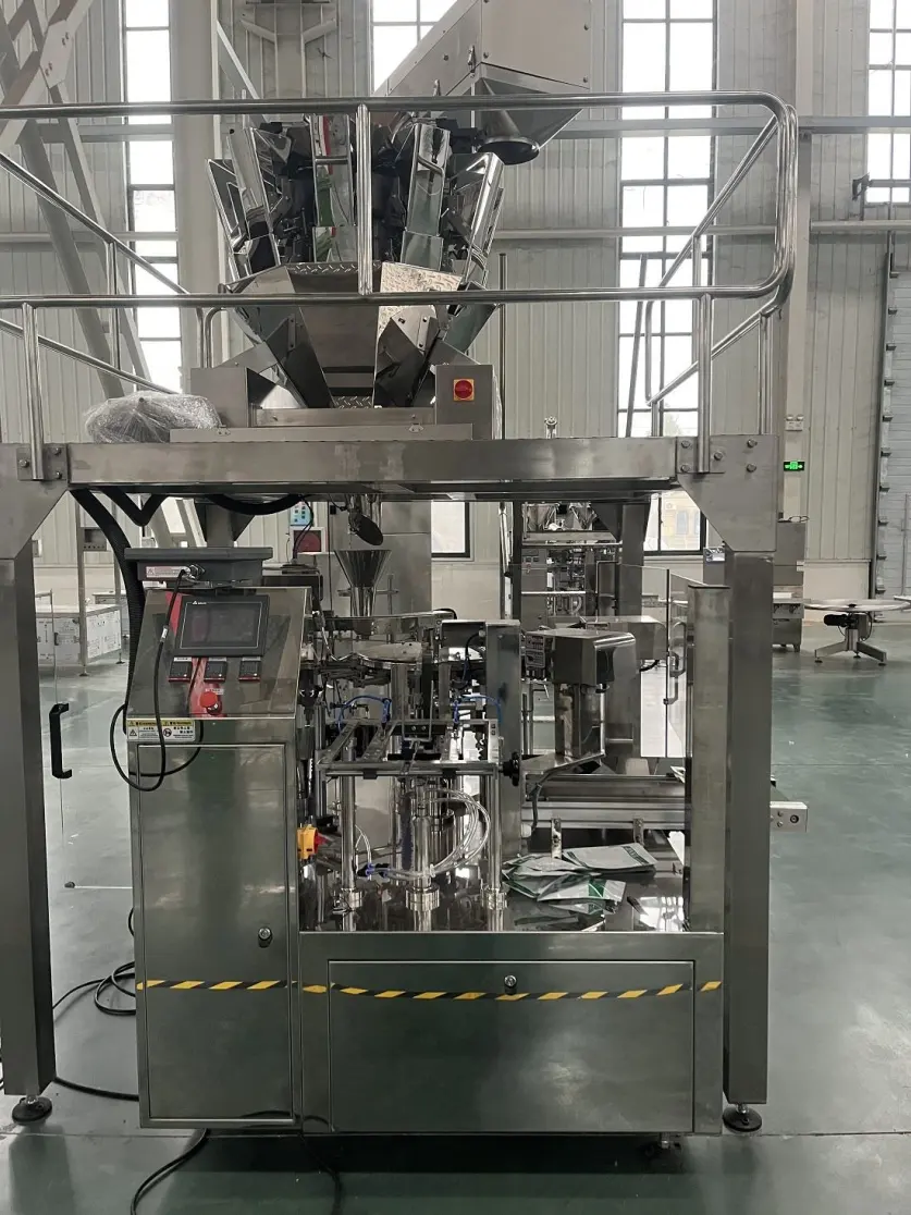 Granule Weighing and Packing Machine 5-1500g for Soybean and Nut Granule Packaging - Packaging Machine - foodmachtech