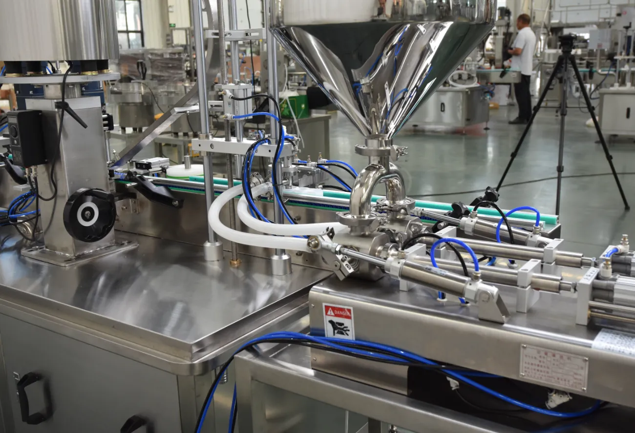 2-in-1 Filling and Capping Machine Line for Glass and Plastic Bottles/Jars - Filling Machine - foodmachtech