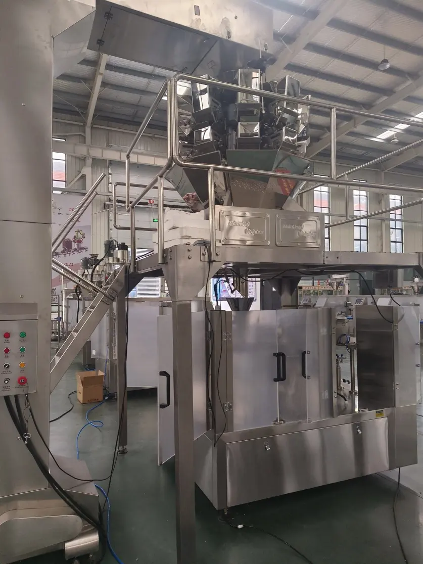 Granule Weighing and Packing Machine 5-1500g for Soybean and Nut Granule Packaging - Packaging Machine - foodmachtech