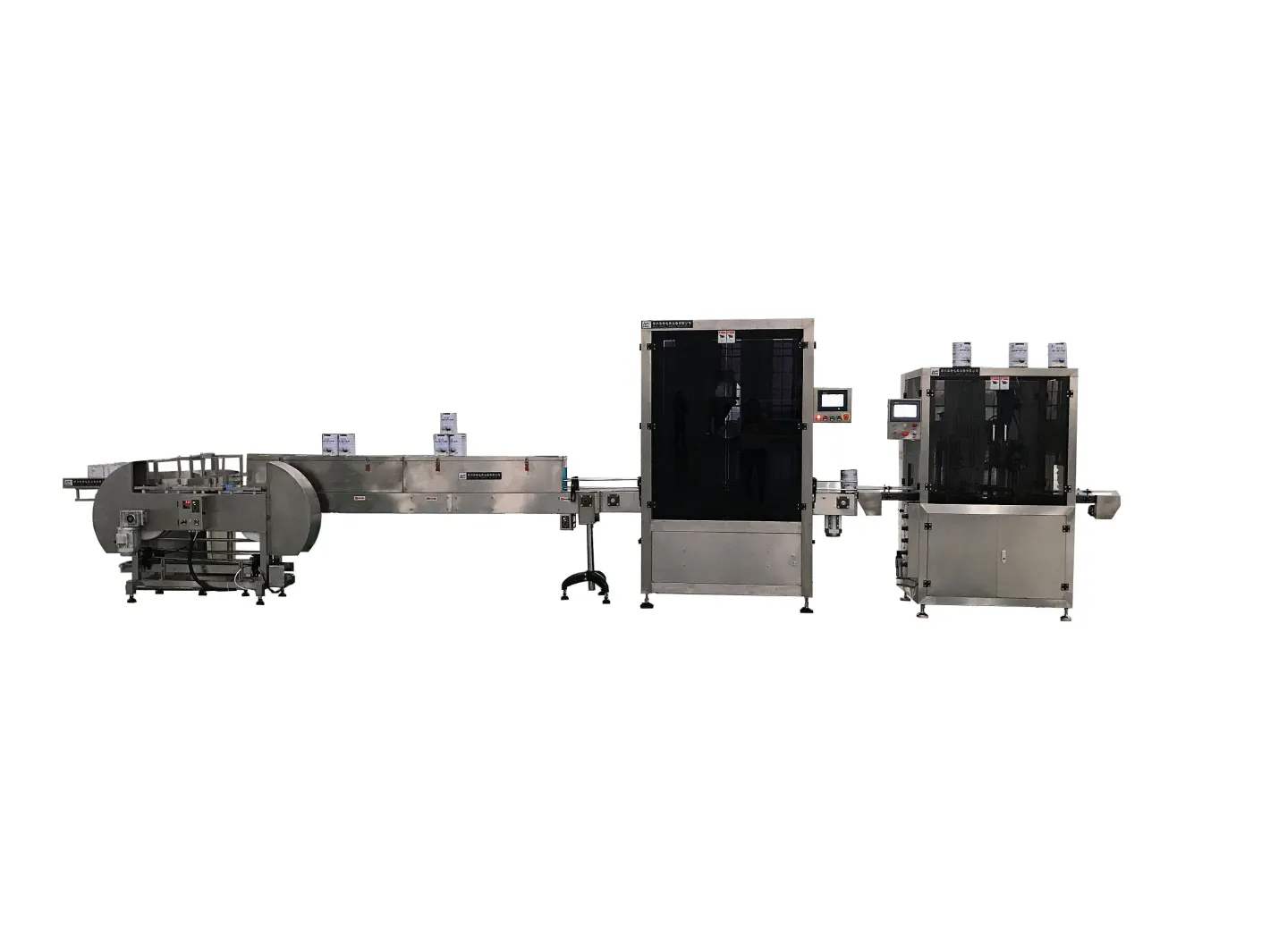 Direct Factory Fully Automatic Milk Powder Production Line Pneumatic-Driven Protein Canning Metal Bottle Packaging Line - Canning Production Line - foodmachtech
