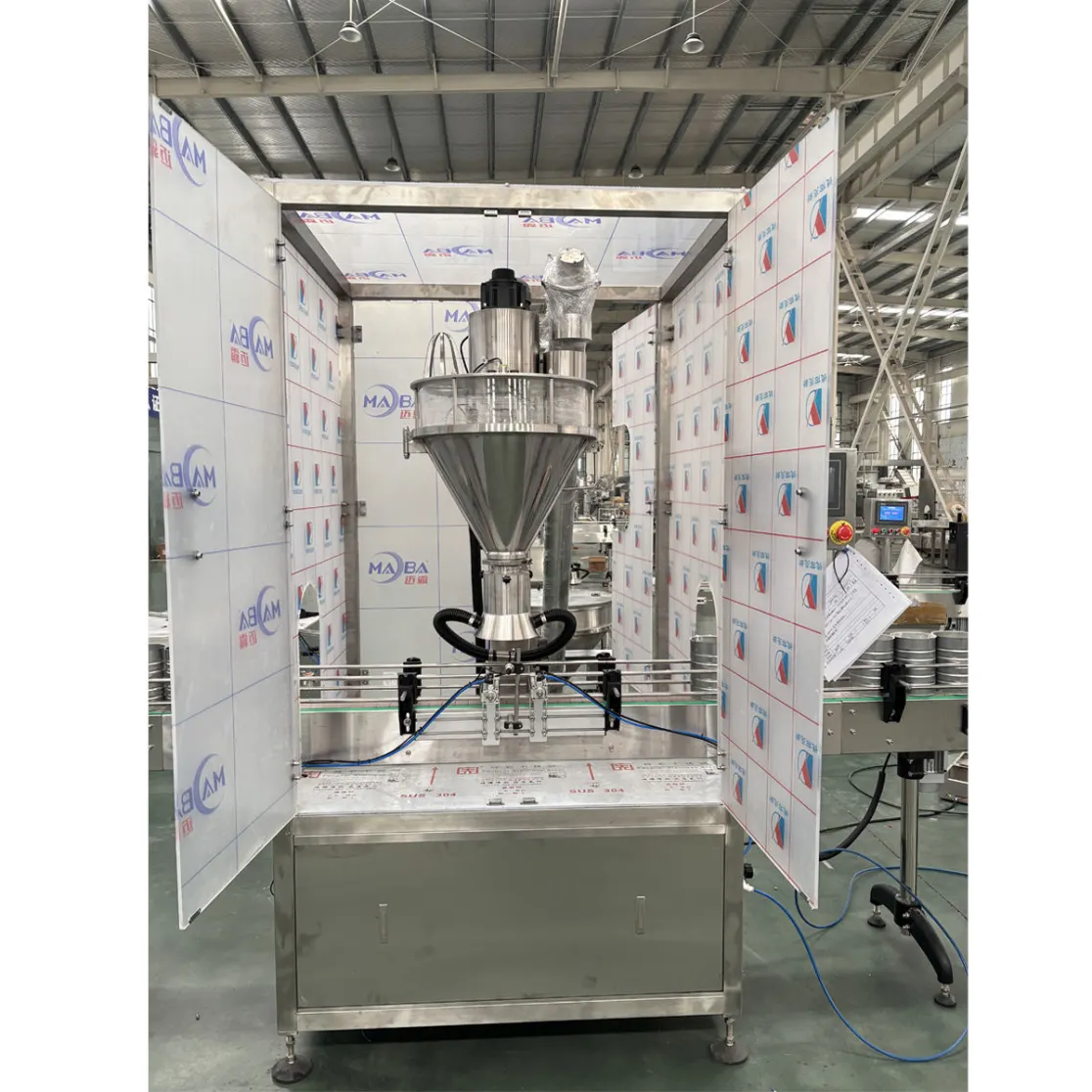 Direct Factory Fully Automatic Milk Powder Production Line Pneumatic-Driven Protein Canning Metal Bottle Packaging Line - Canning Production Line - foodmachtech
