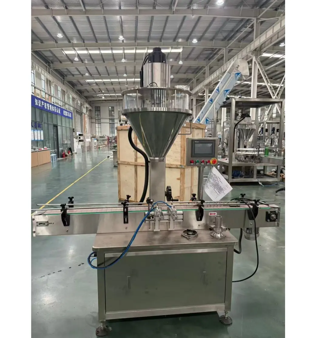 Factory-direct Automatic Linear Powder Filling Machine (suitable for Cans, Bottles), for Packaging Food Additives and Spices - Filling Machine - foodmachtech
