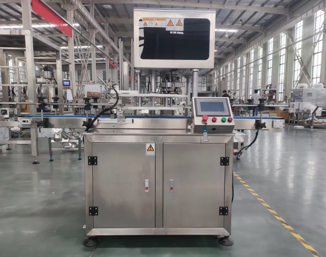 Automatic Can Milk Powder Weighing Dosing Machine Milk Powder Bottle Jar Can Filling Capping Line - Canning Production Line - foodmachtech