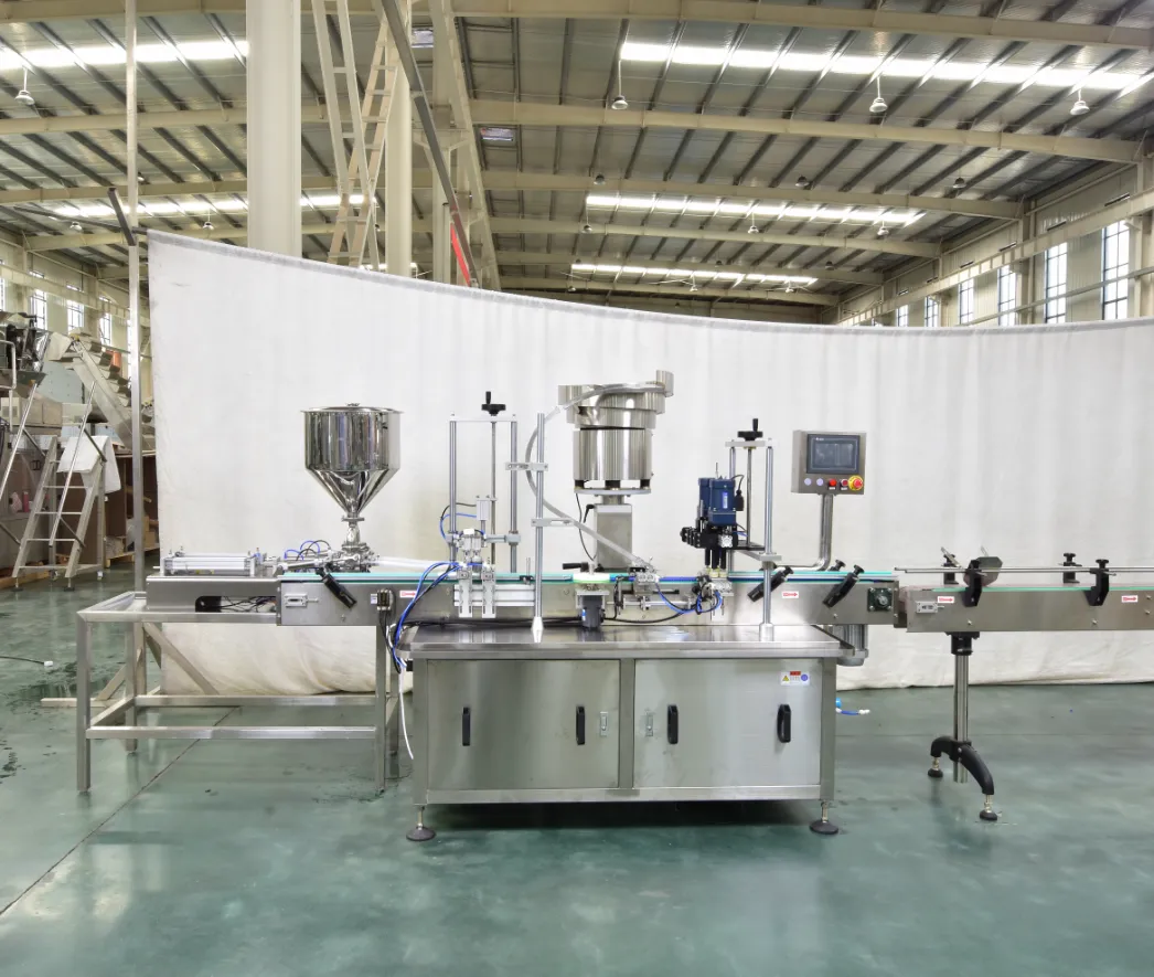2-in-1 Filling and Capping Machine Line for Glass and Plastic Bottles/Jars - Filling Machine - foodmachtech
