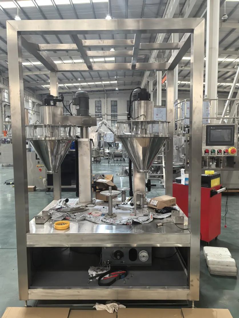 Automatic Can Milk Powder Weighing Dosing Machine Milk Powder Bottle Jar Can Filling Capping Line - Canning Production Line - foodmachtech