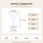 Klassische Martini-Gläser, Dreieckige Cocktail gläser -  - Food Mach Tech