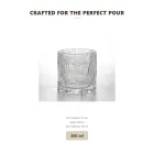 리플 유리 텀블러 300ml, 아이스 커피, 차, 주스 및 위스키 용 양각 크리스탈 마시는 유리 -  - Food Mach Tech