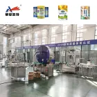 High Accuracy Automatic Production Line Auger Filler Powder Bottle Filling Machine Capping Production Line - Canning Production Line - foodmachtech