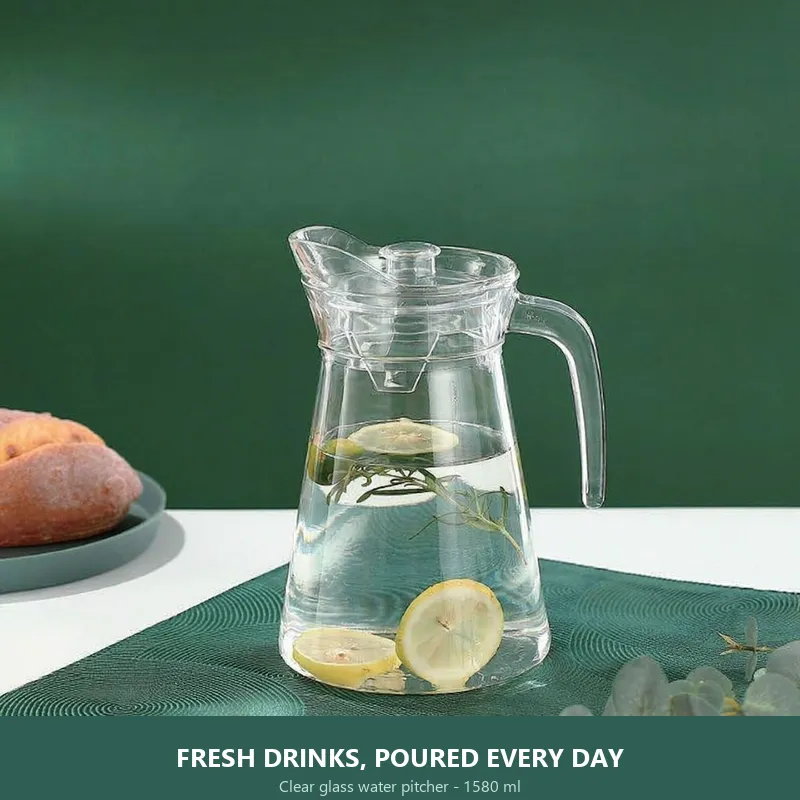 내열성 명확한 아크릴 물 투수 -  - Food Mach Tech