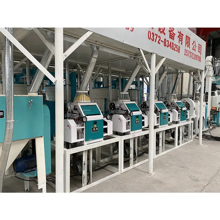 Automatic commercial corn flour production lines, corn milling machines, and corn processing equipment. - Grinding Mill - foodmachtech