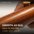 Solide Palisander Nudel Pin, einteilige unvollendete hölzerne Teig walze mit gravierter Skala -  - Food Mach Tech