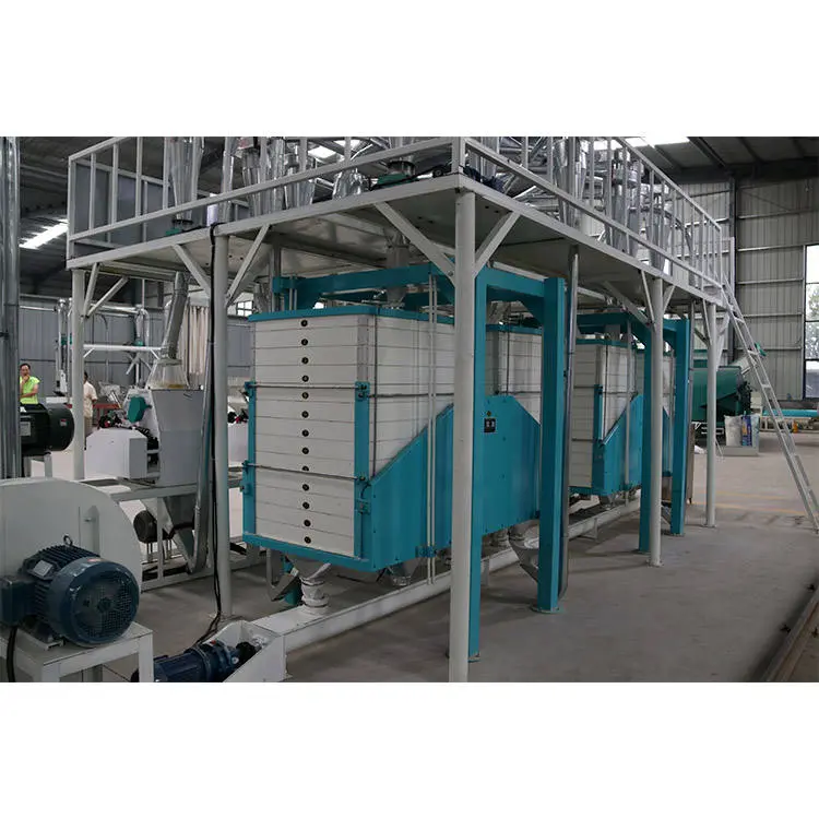 Automatic commercial corn flour production lines, corn milling machines, and corn processing equipment. - Grinding Mill - foodmachtech