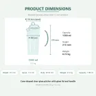 내열성 명확한 아크릴 물 투수 -  - Food Mach Tech