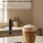 휴대용 전기 우유 프로더, USB 타입 C 충전식 3 속도 휴대용 커피 프로더 -  - Food Mach Tech