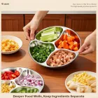 4 구획 304 스테인레스 스틸 분할 판 -  - Food Mach Tech