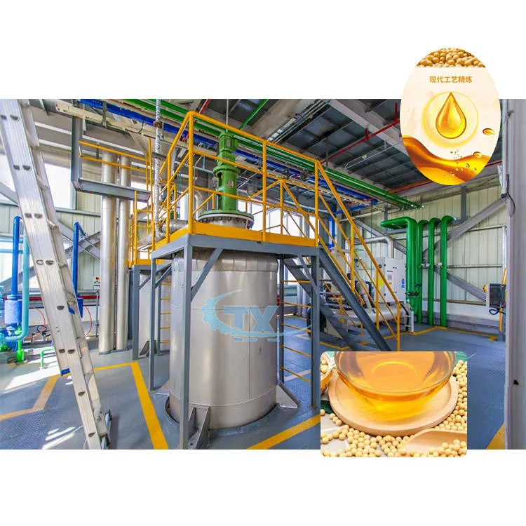 High Quality 500 Ton Pre Day Oil Refining Machine Edible Soybean Oil Refiner with Best Price - Refining Equipment - foodmachtech