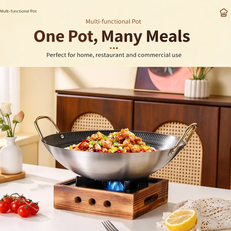 스테인레스 스틸 비 스틱 워크 -  - Food Mach Tech