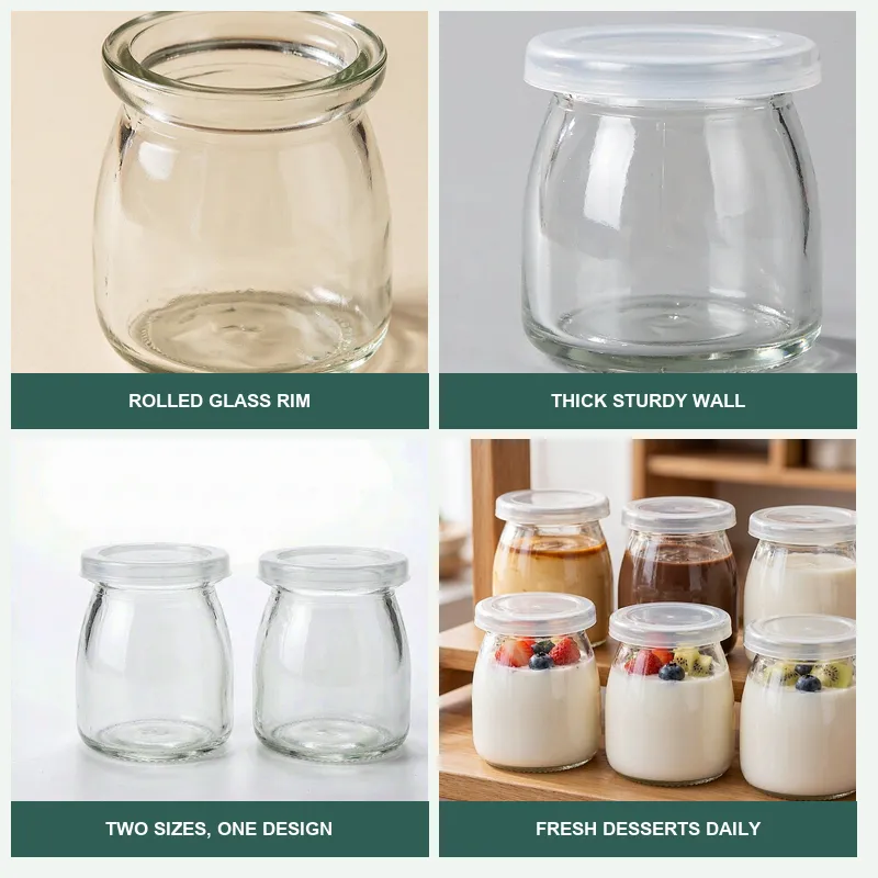 Glas pudding gläser -  - Food Mach Tech