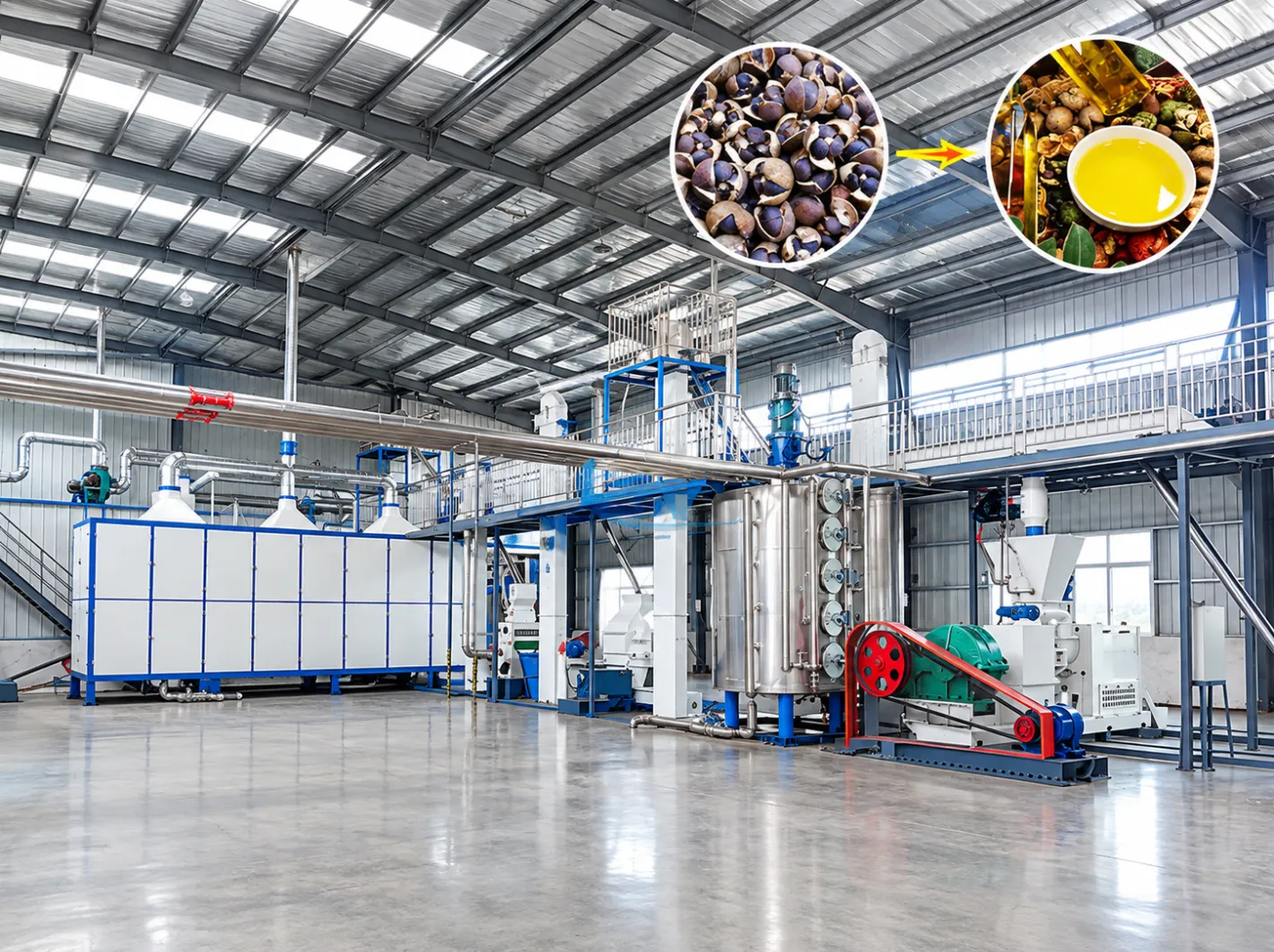 Olio di colza di semi di tè che spremette la raffinazione Deodorante macchina per la raffineria di olio da cucina - Attrezzature per la raffinazione - foodmachtech
